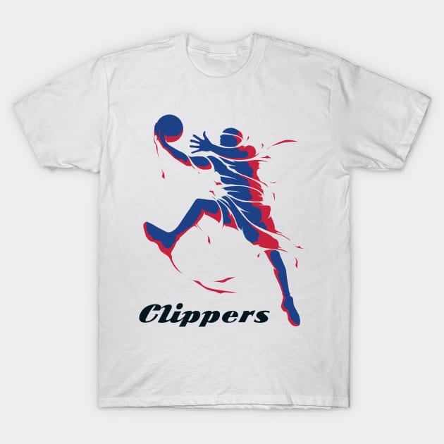 L.A Clippers Fans - NBA T-Shirt T-Shirt by info@dopositive.co.uk